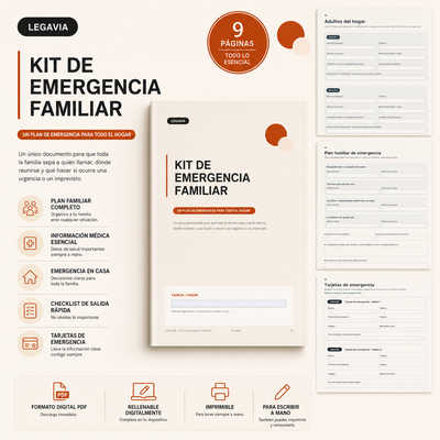Kit de Emergencia Familiar