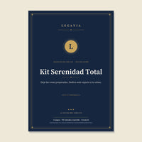 Portada del Kit Serenidad Total de Legavia
